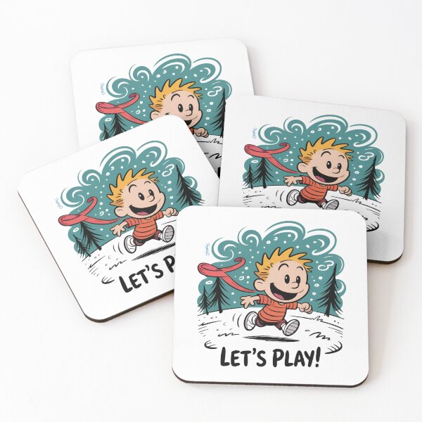 Item preview, Calvin sticker - let’s play! designed and sold by Dospart.