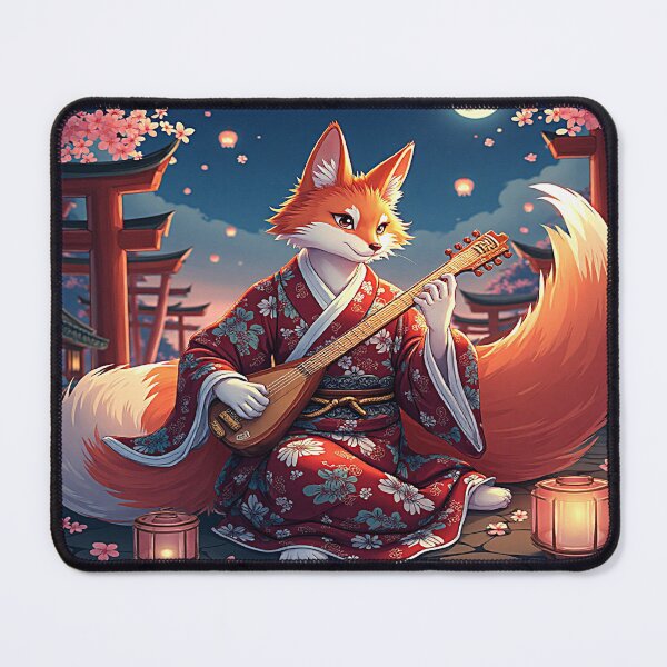 Item preview, Kitsune Fox – Shamisen Virtuoso of the Spirit Realm. designed and sold by Ralek.