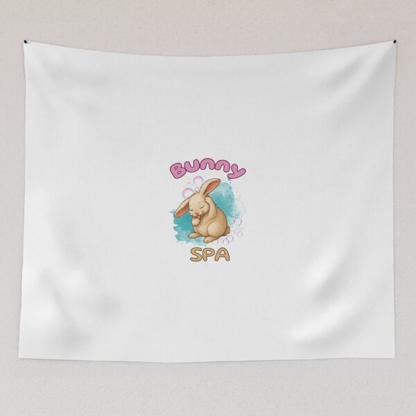 Item preview, Bunny Spa – Cute Rabbit Relaxing Design designed and sold by RUNO LAB.