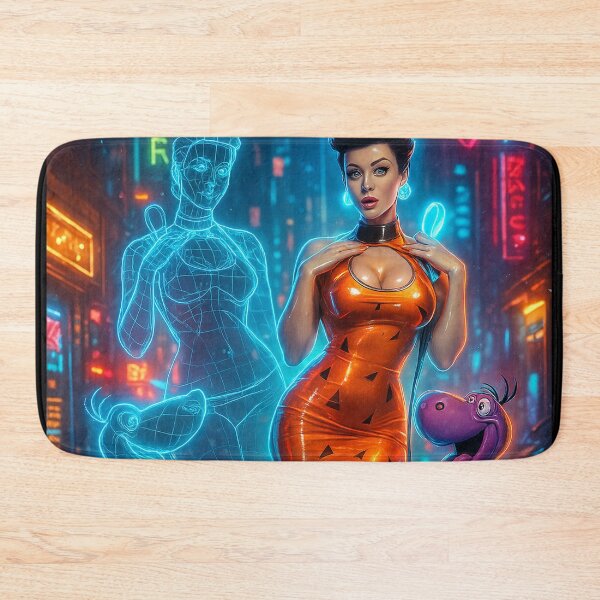 Item preview, Cyberpunk Animation Flinstone designed and sold by kiwiartyfarty.