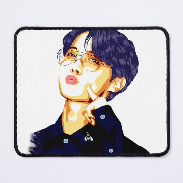 Item preview, J-Hope Fire Gaze – BTS Fan Art with Smoke Edge designed and sold by Chimmyxkookies.