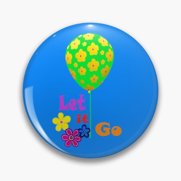 Item preview, Let it Go Balloon and Bright Flowers designed and sold by kel72.