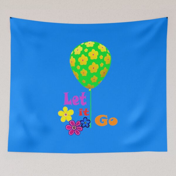 Item preview, Let it Go Balloon and Bright Flowers designed and sold by kel72.