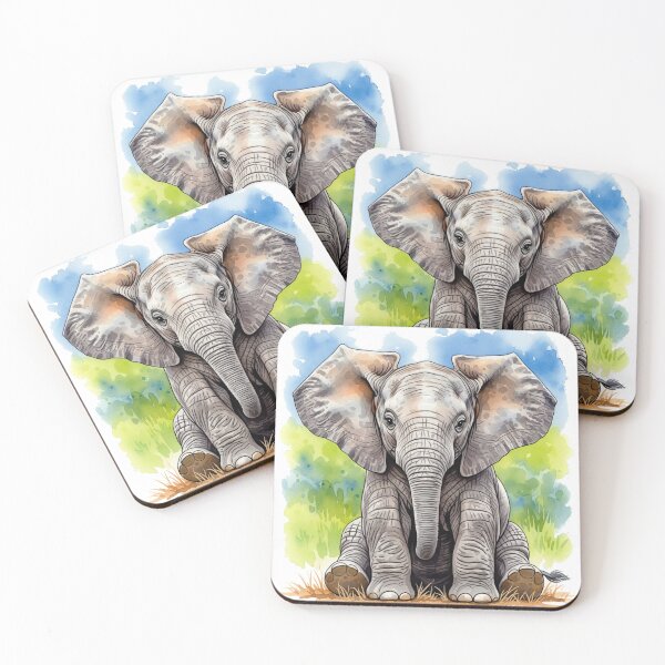 Item preview, Let's look at the baby elephant. The little elephant is cute. designed and sold by SmileShopAJ.
