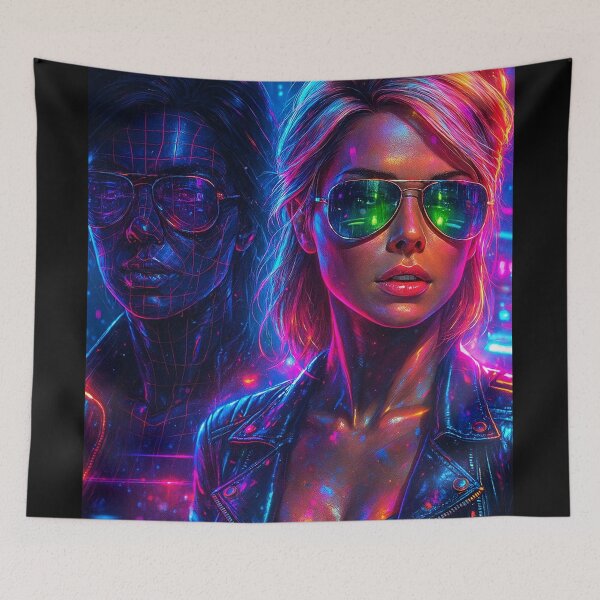 Artikelvorschau, Cyberpunk-Filmporträt entworfen und verkauft von kiwiartyfarty.