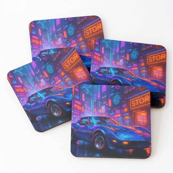 Item preview, Cyberpunk Corvette designed and sold by kiwiartyfarty.