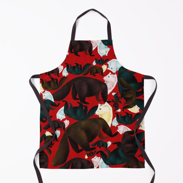 Item preview, Sable Zibellina Marten Vintage Red designed and sold by belettelepink.