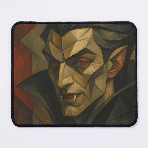 Item preview, Geometric Dracula: Modern Vampire Portrait designed and sold by ffound-fine.