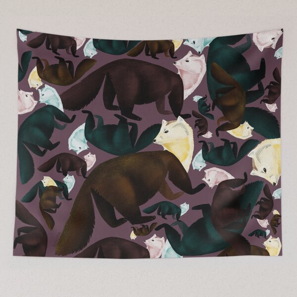 Item preview, Sable Zibellina Marten Eggplant designed and sold by belettelepink.