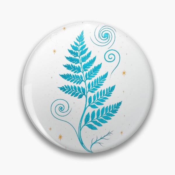 Item preview, Astro Fern – Glowing Space Fern Botanical Sci-Fi Illustration designed and sold by Domci.