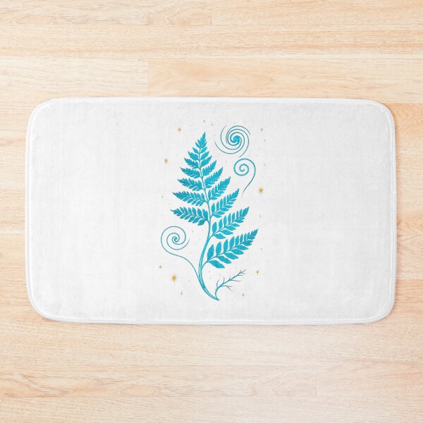 Item preview, Astro Fern – Glowing Space Fern Botanical Sci-Fi Illustration designed and sold by Domci.