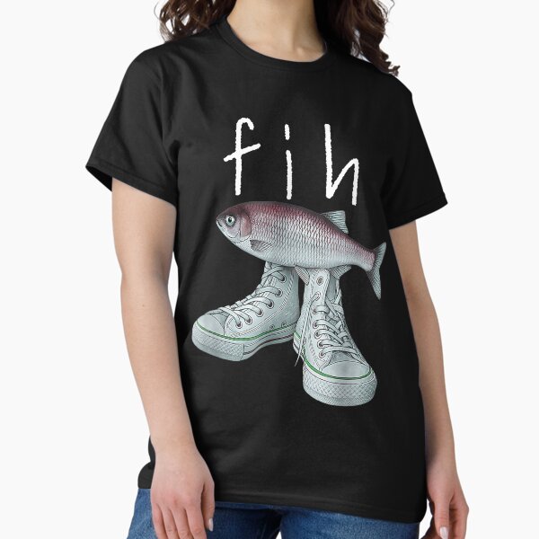 Item preview, Fih Shoes Fish Funny Misspelled Fish Meme Fih Calling Humor designed and sold by OneSharkx.