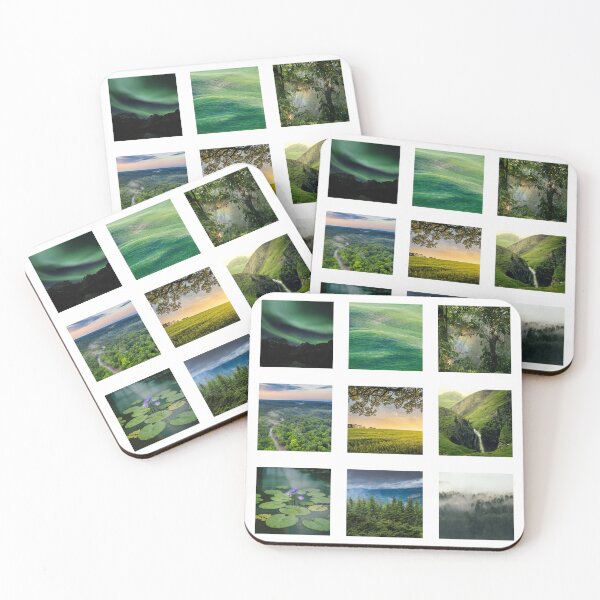 Item preview, forests/green- collage. designed and sold by willowisles.