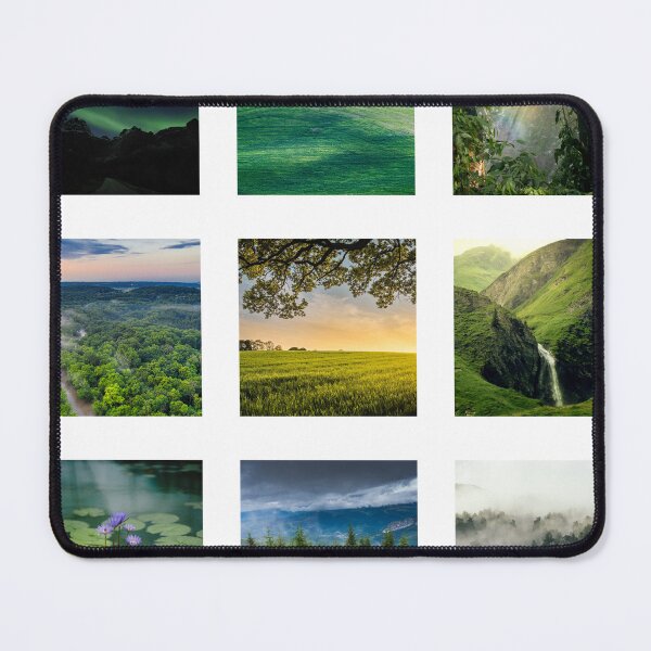 Item preview, forests/green- collage. designed and sold by willowisles.