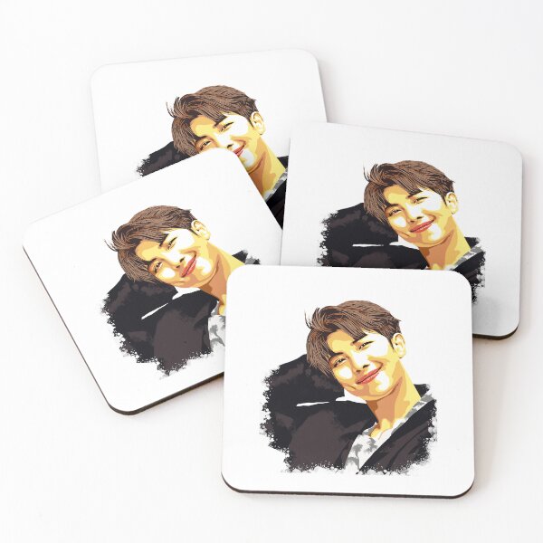Artikelvorschau, Namjoon Sanftes Lächeln – BTS Smoke Edge Portrait entworfen und verkauft von Chimmyxkookies.