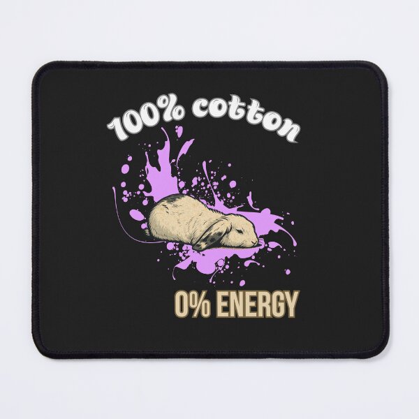 Item preview, 100% Cotton 0% Energy – Cute Bunny Design v2 designed and sold by RUNO LAB.