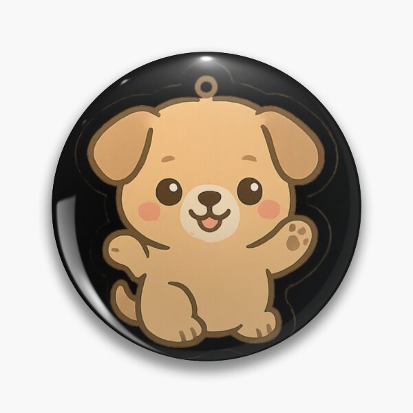 Item preview, Kawaii keychain Cute puppy designed and sold by DamioPolArt.