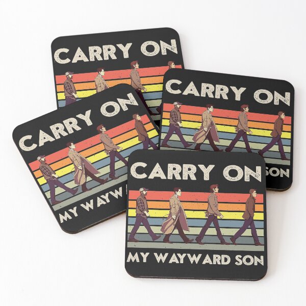 Item preview, Supernatural Carry On My Wayward Son designed and sold by StaceyOneLove.