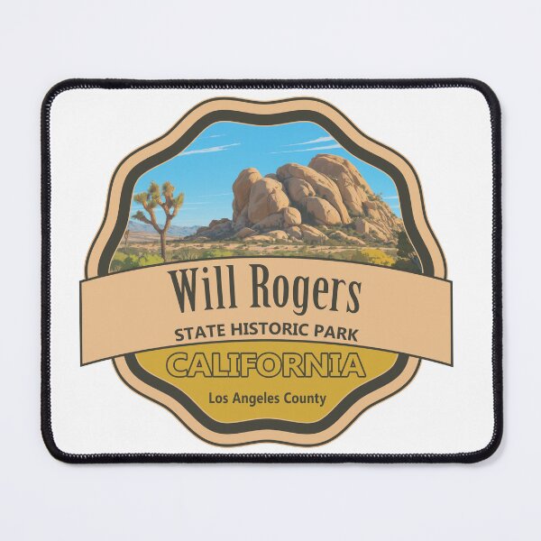 Item preview, Will Rogers State Historic Park, Los Angeles County, California designed and sold by Wanderful-roads.
