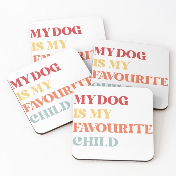 Item preview, My Dog Is My Favourite Child - Retro Vintage Design designed and sold by AlienTechs.