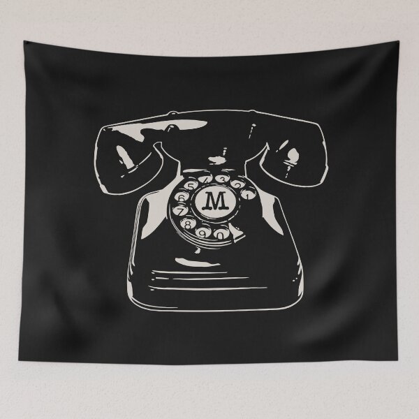 Item preview, Dial M Vintage Phone Art Suspense Cinema designed and sold by LapinMagnetik.