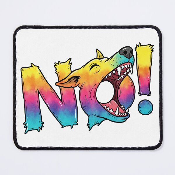 Item preview, Barking "NO!" – The Courage to Decline designed and sold by Guryl Michal Designs.