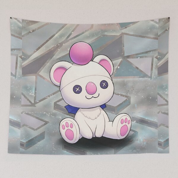 Item preview, Moogle, Final Fantasy, FF7, Fan Art, Fanatic Fantasy, FFVII designed and sold by Fanatic Fantasy.