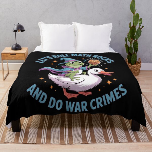 Item preview, Frog Goose Let's Roll Math Rocks And Do War Crimes designed and sold by DosihakDesigns.