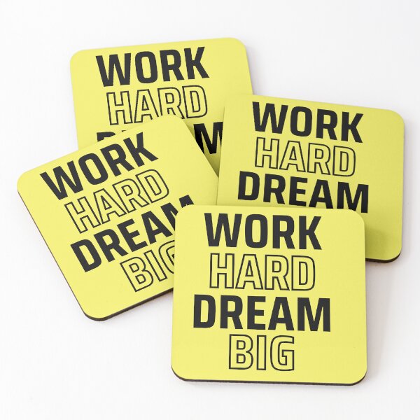 Item preview, Work Hard Dream Big designed and sold by WarriorsArmour.