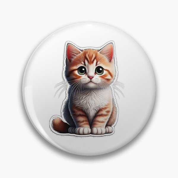 Item preview, Super Cute Adorable Wide-Eyed Kitten 1 designed and sold by JBGStickers.