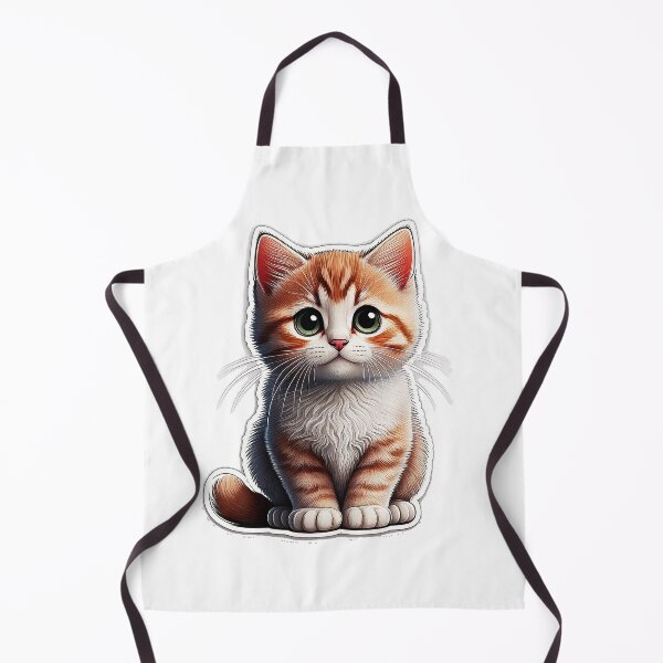 Item preview, Super Cute Adorable Wide-Eyed Kitten 1 designed and sold by JBGStickers.