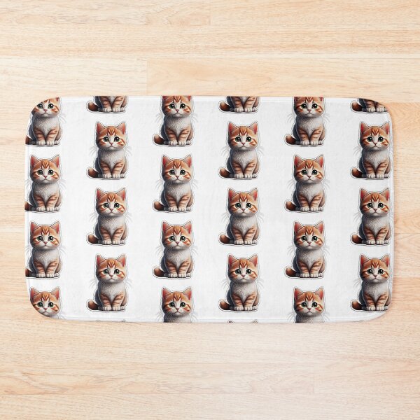 Item preview, Super Cute Adorable Wide-Eyed Kitten 1 designed and sold by JBGStickers.