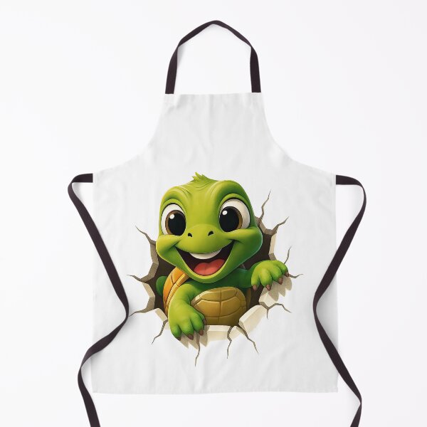 Item preview, Cute Baby Turtle Cracking Out of Shell Cartoon Style designed and sold by ArtfulWeave.