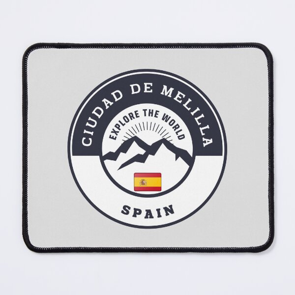 Item preview, Ciudad de Melilla Spain Black and White Crest designed and sold by World Designs.
