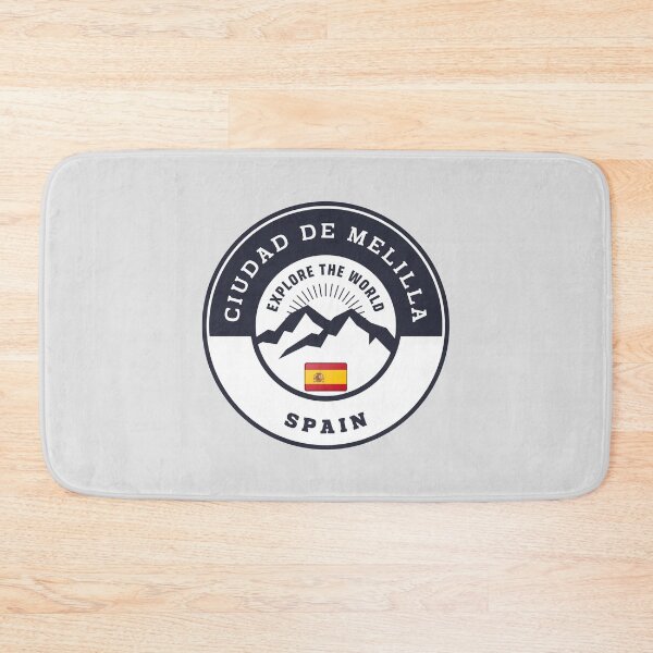 Item preview, Ciudad de Melilla Spain Black and White Crest designed and sold by World Designs.