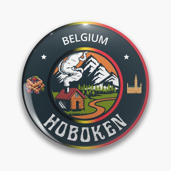 Artikelvorschau, Hoboken Belgien Emblem entworfen und verkauft von World Designs.