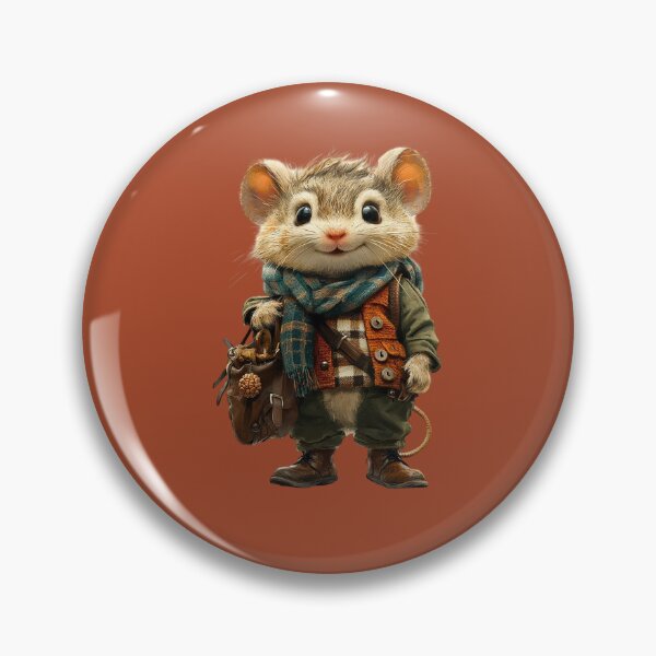 Item preview, Autumn Traveler Dormouse designed and sold by MYTHIC PEEL STICKERS.