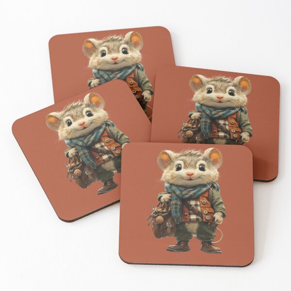 Item preview, Autumn Traveler Dormouse designed and sold by MYTHIC PEEL STICKERS.