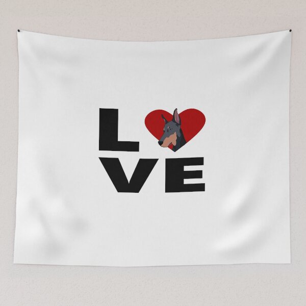 Item preview, Love Doberman, dog, gift idea designed and sold by nijess.