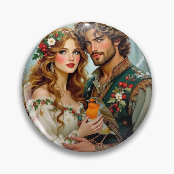 Item preview, Christmas Couple. Yule. designed and sold by SoniaSarkali.
