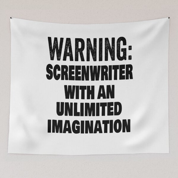 Item preview, Warning: Screenwriter With An Unlimited Imagination. Novels and Movies  designed and sold by TJHstudio.