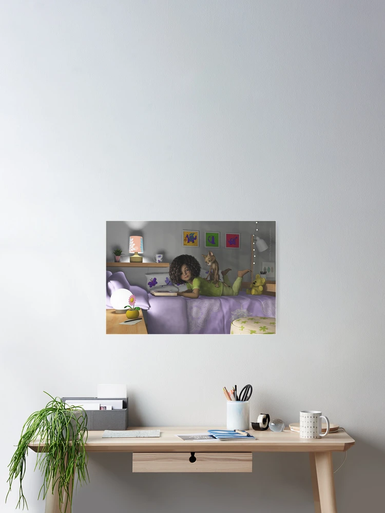 Thumbnail 2 of 3, Poster, Reading together designed and sold by Roberta Angiolani.