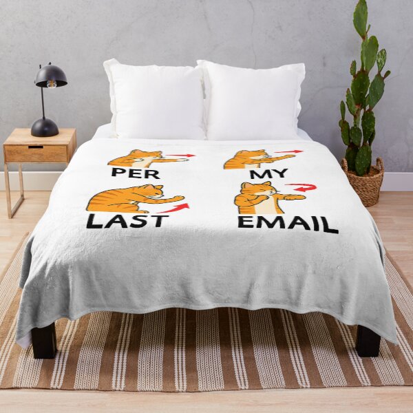 Item preview, Per My Last Email Funny Cat Coworker designed and sold by Lunari Prints.