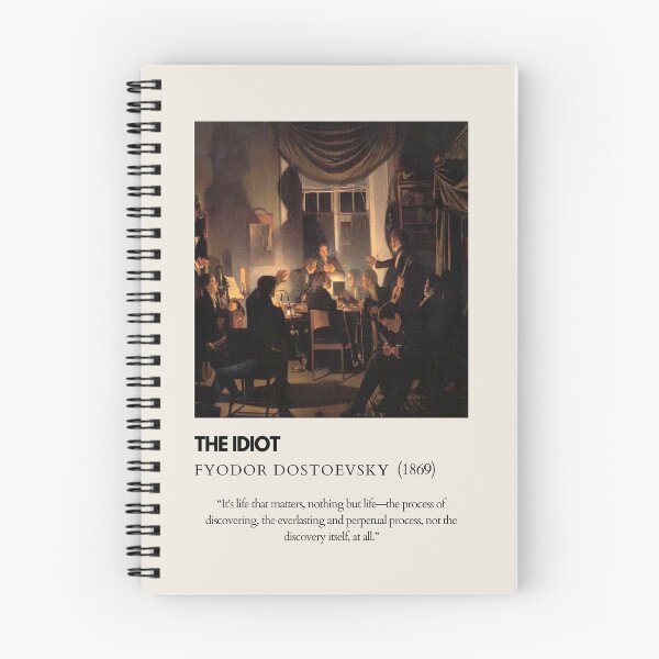 Item preview, The Idiot - Fyodor Dostoevsky Poster designed and sold by yolidesigns.