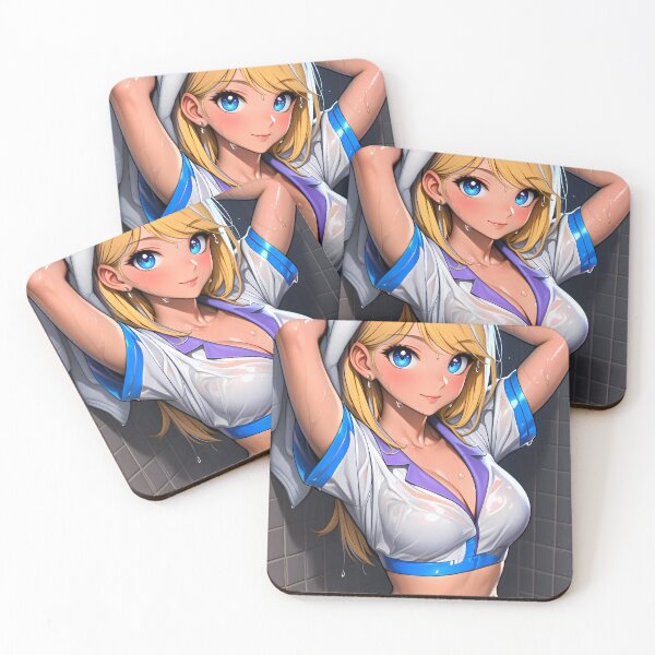 Item preview, Rachel Gardner Angels Death Anime Wet Bathroom Portrait designed and sold by juniorcastros.