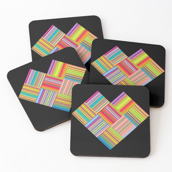 Item preview, Abstract Heart in Retro Style with Angular Form designed and sold by cremedecolor.