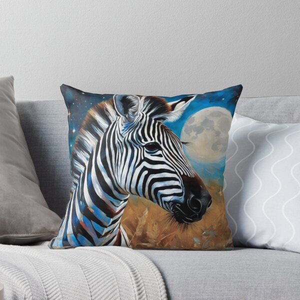 Item preview, Zebra in the Starlit Savannah designed and sold by Linda Roisum.