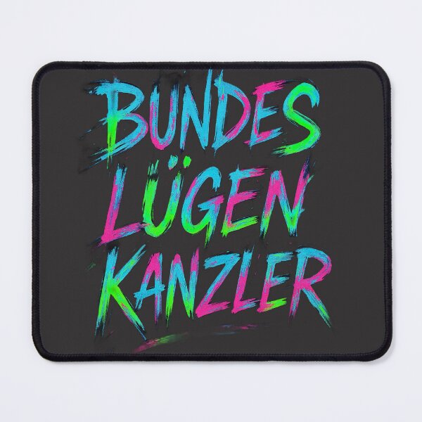 Item preview, Colorful neon lettering “Colorful Lies Chancellor” on black designed and sold by PixelPrisma.