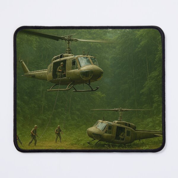 Item preview, Chopper Inbound at Dawn designed and sold by Skyframe Aviation.
