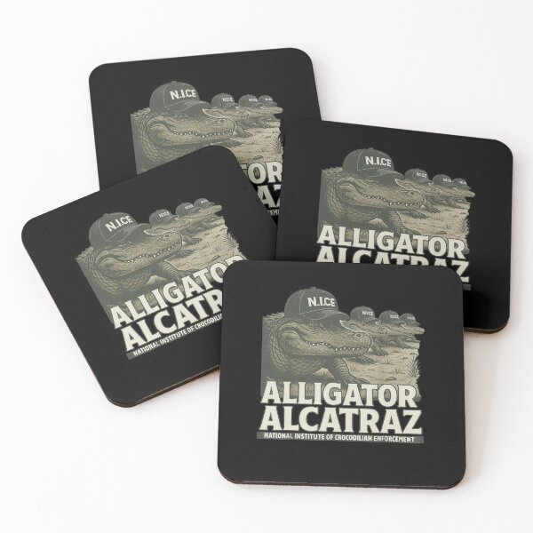 Item preview, Alligator Alcatraz - Florida Everglades Parody Design designed and sold by chung2525.